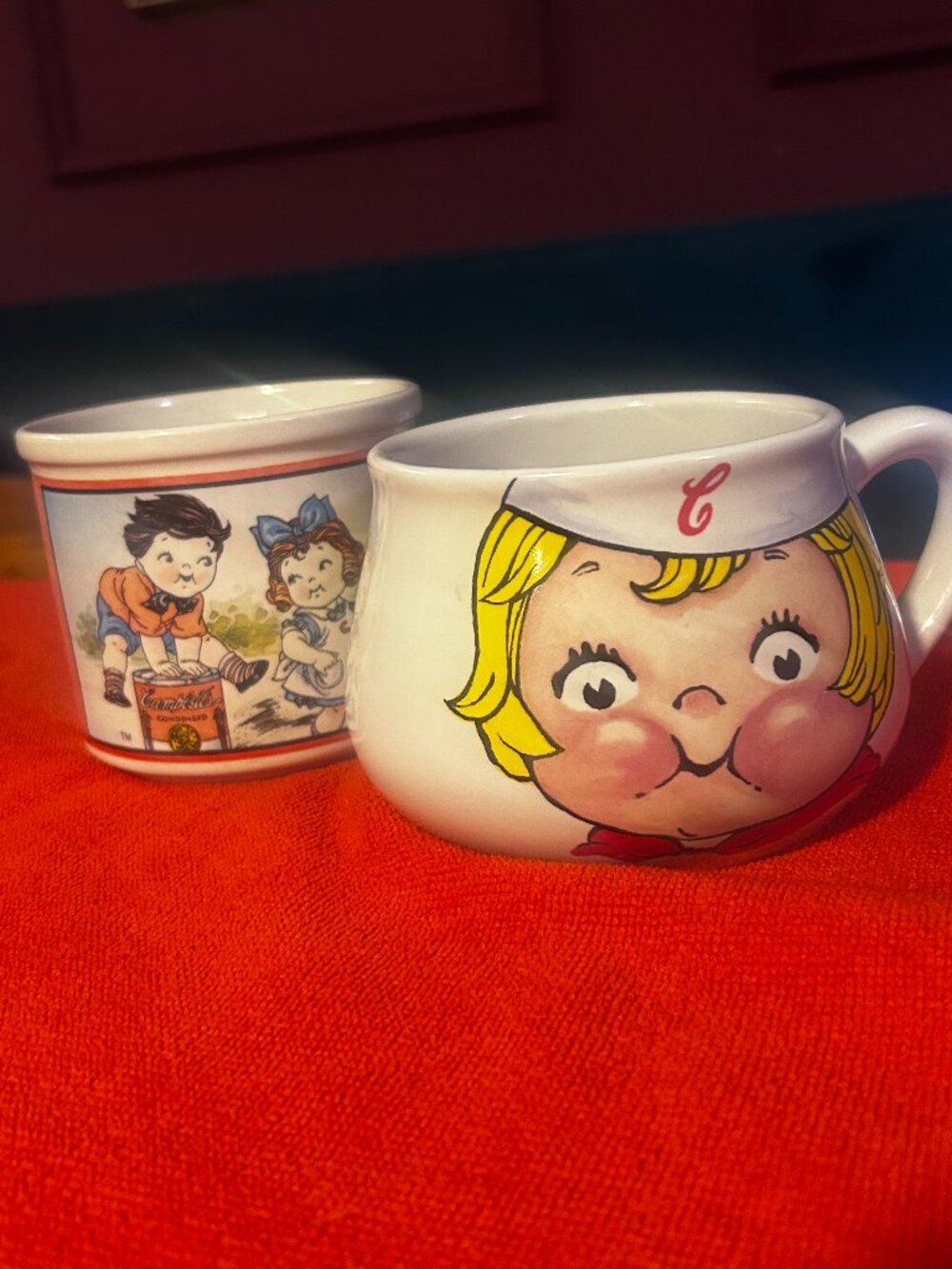 Vintage Campbell's soup mugs
